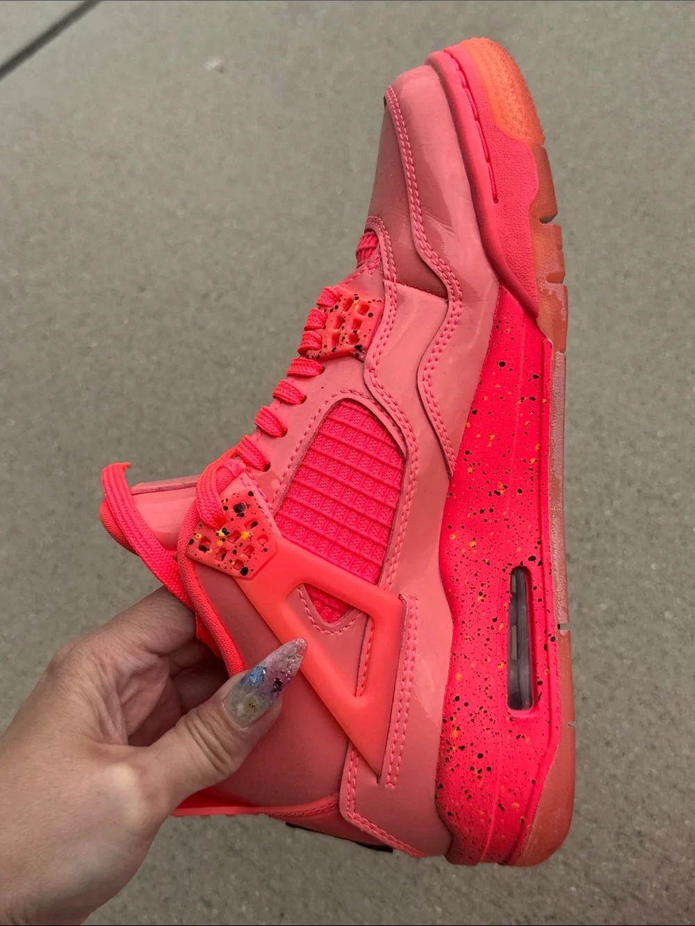 Nike Air Jordan 4 Retro NRG Hot Punch - US 7W / 5.5M - Worn Once